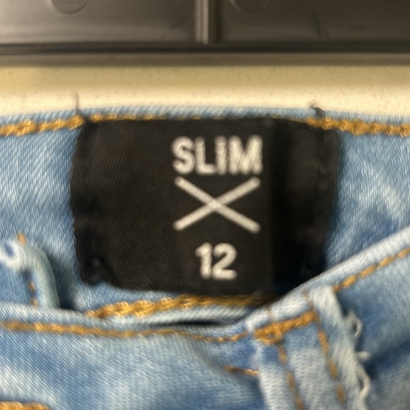 Ring of Fire boy’s slim size 12 stretch moto jeans - Picture 7 of 7